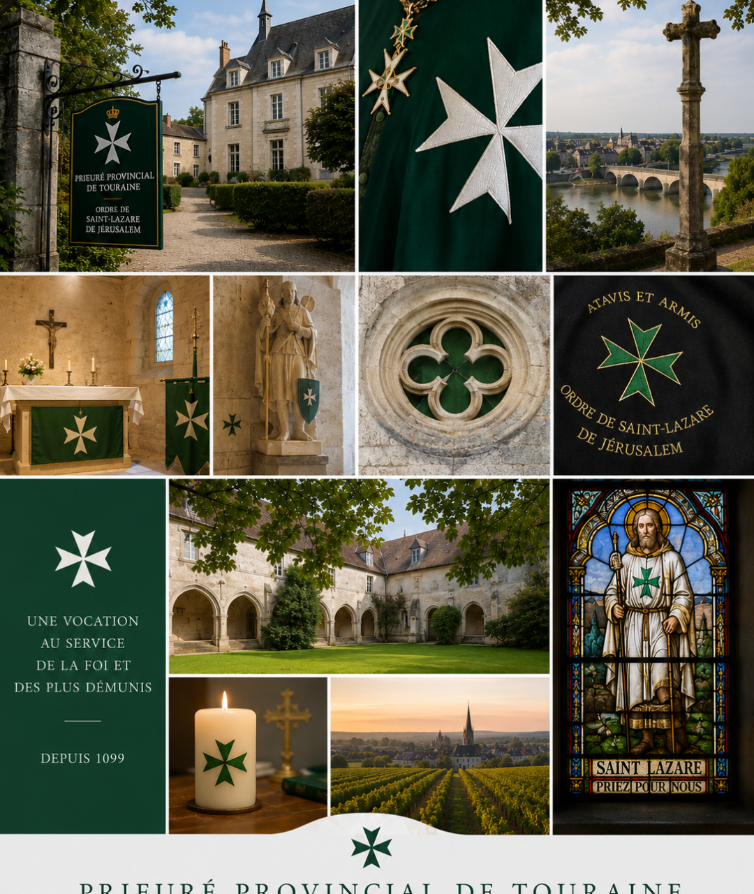 ordre de saint-Lazare de Jérusalem - prieuré provincial de Touraine