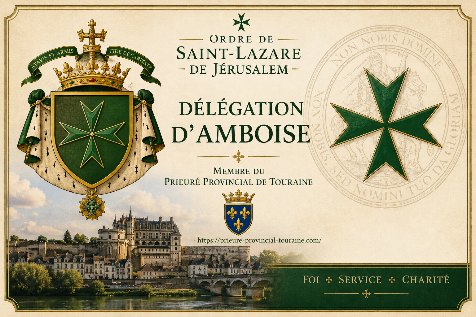 commanderie de Touraine - ordre de Saint-Lazare - Prieuré Provincial de Touraine