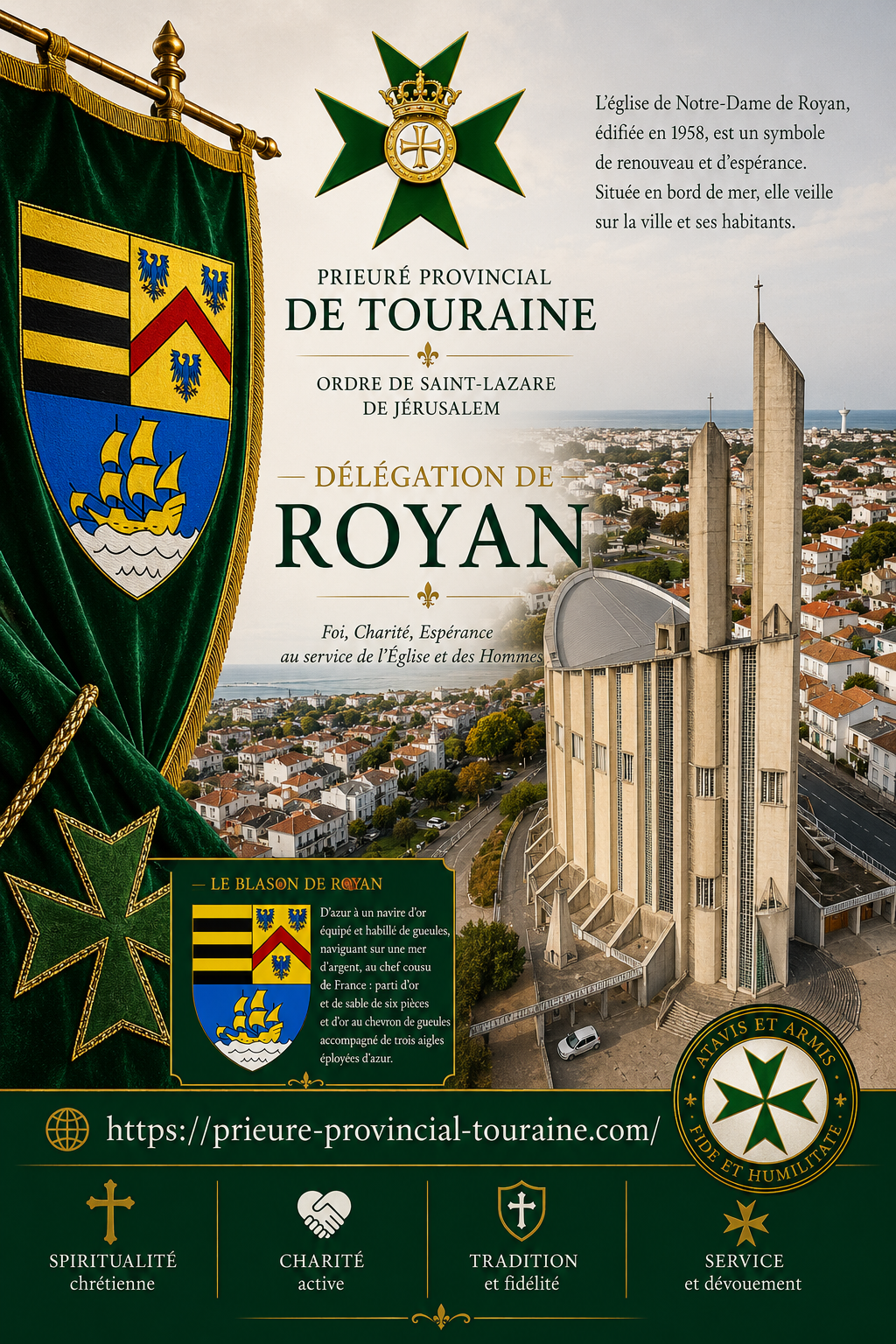 délégation de royan du prieuré provincial de Touraine - ordre de saint-Lazare