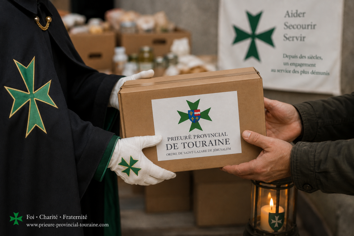 oeuvre caritative du Prieuré provincial de Touraine de L'ordre de Saint-Lazare de Jérusalem