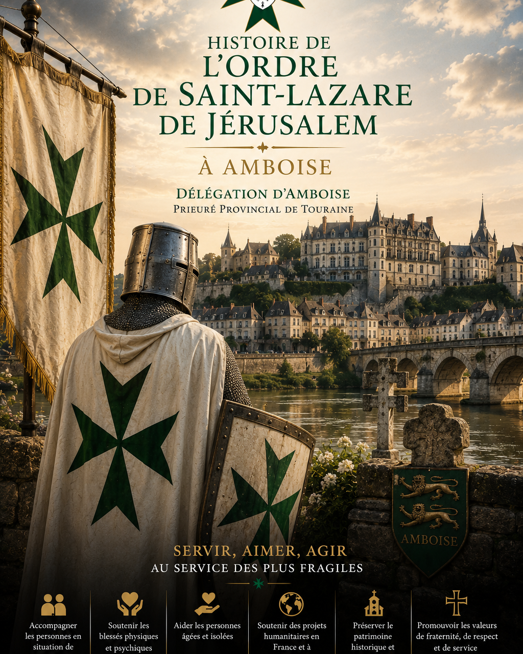 Histoire de L&rsquo;Ordre de Saint-Lazare à Amboise
