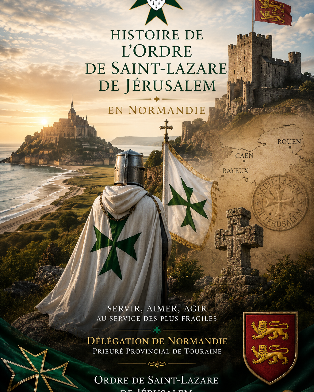L&rsquo;Ordre de Saint-Lazare de Jérusalem en Normandie