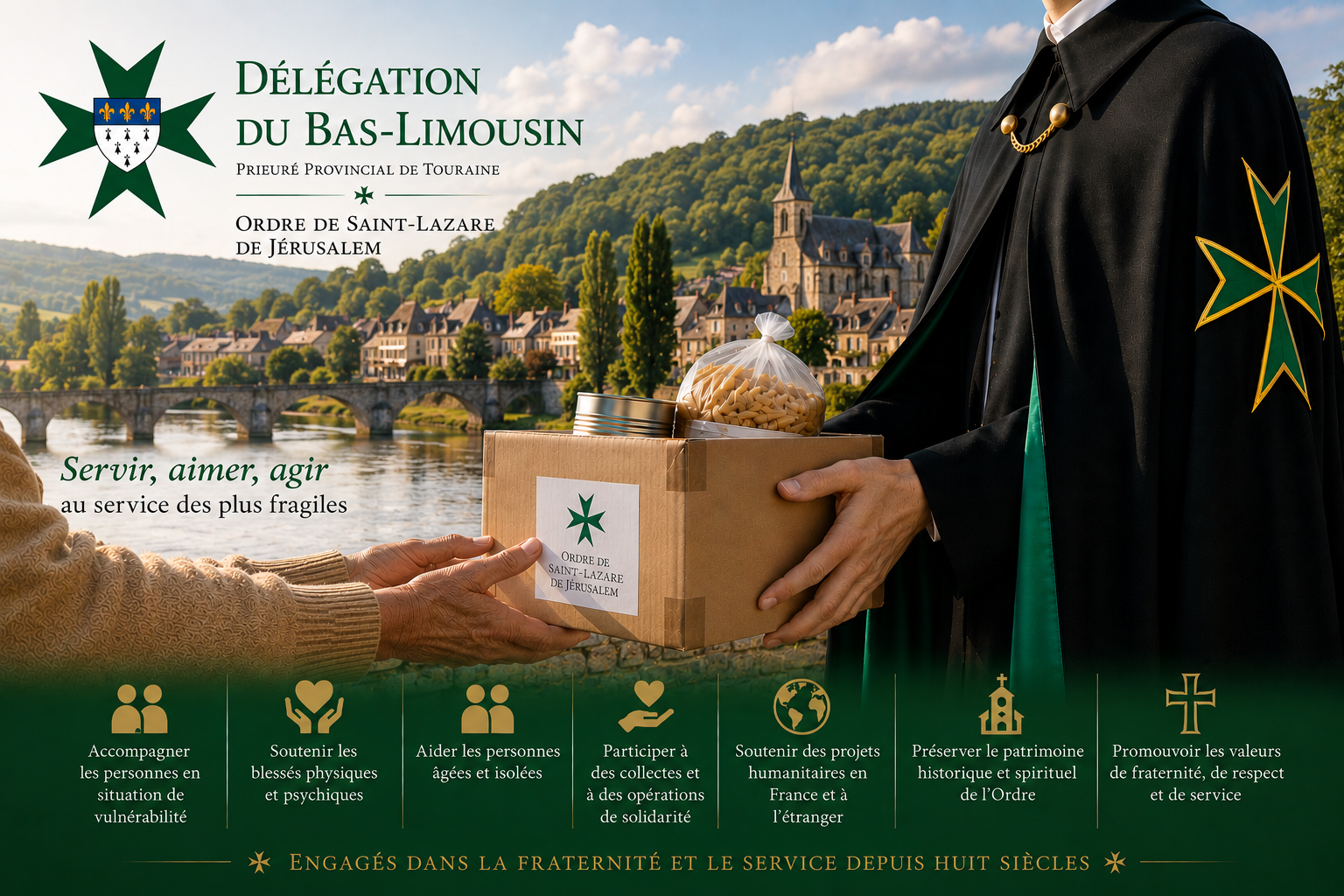 missions délégation du bas-limousin du prieuré de Touraine - Ordre de Saint-Lazare de Jérusalem