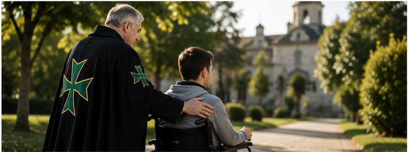 soutien aux personnes handicapés - Prieuré Provincial de Touraine - Ordre de Saint-Lazare