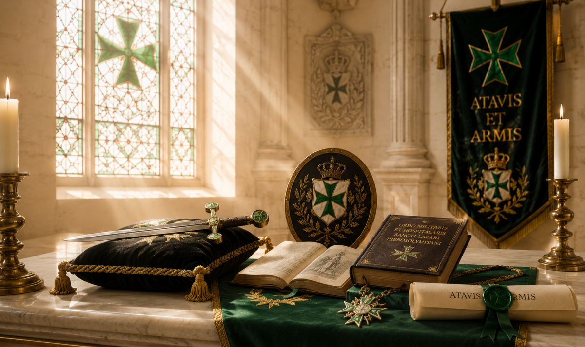 La veillée d'armes de l'ordre de Saint-Lazare de Jérusalem