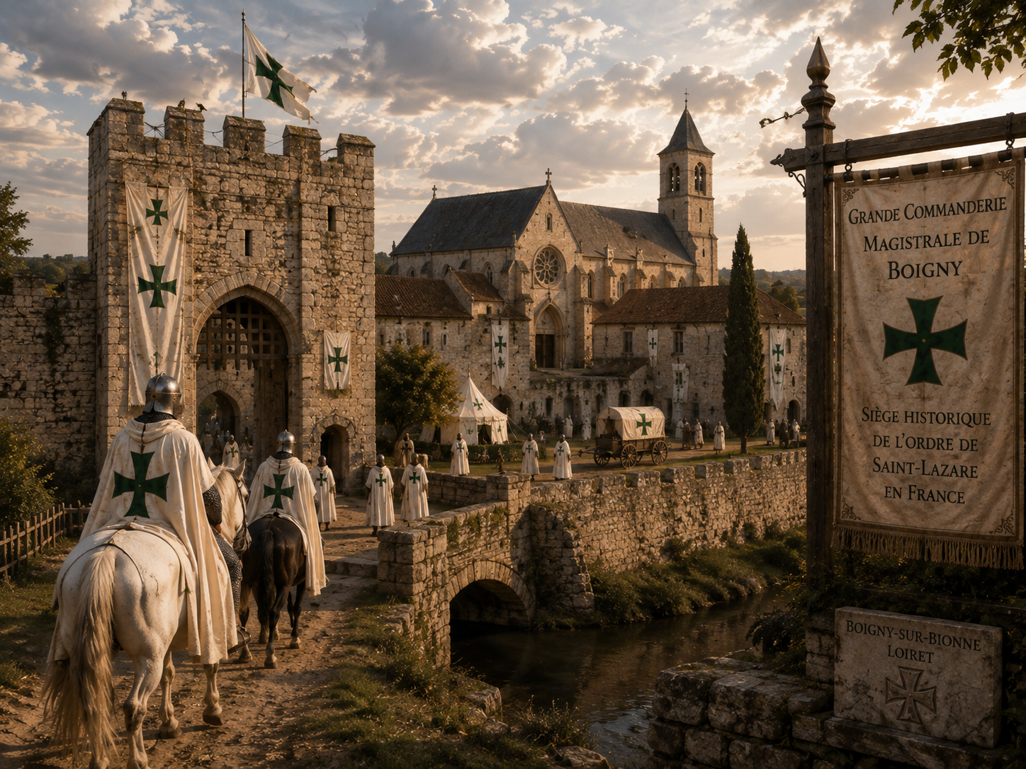 l'implantation en France de l'ordre de Saint-Lazare - Prieuré Provincial de Touraine