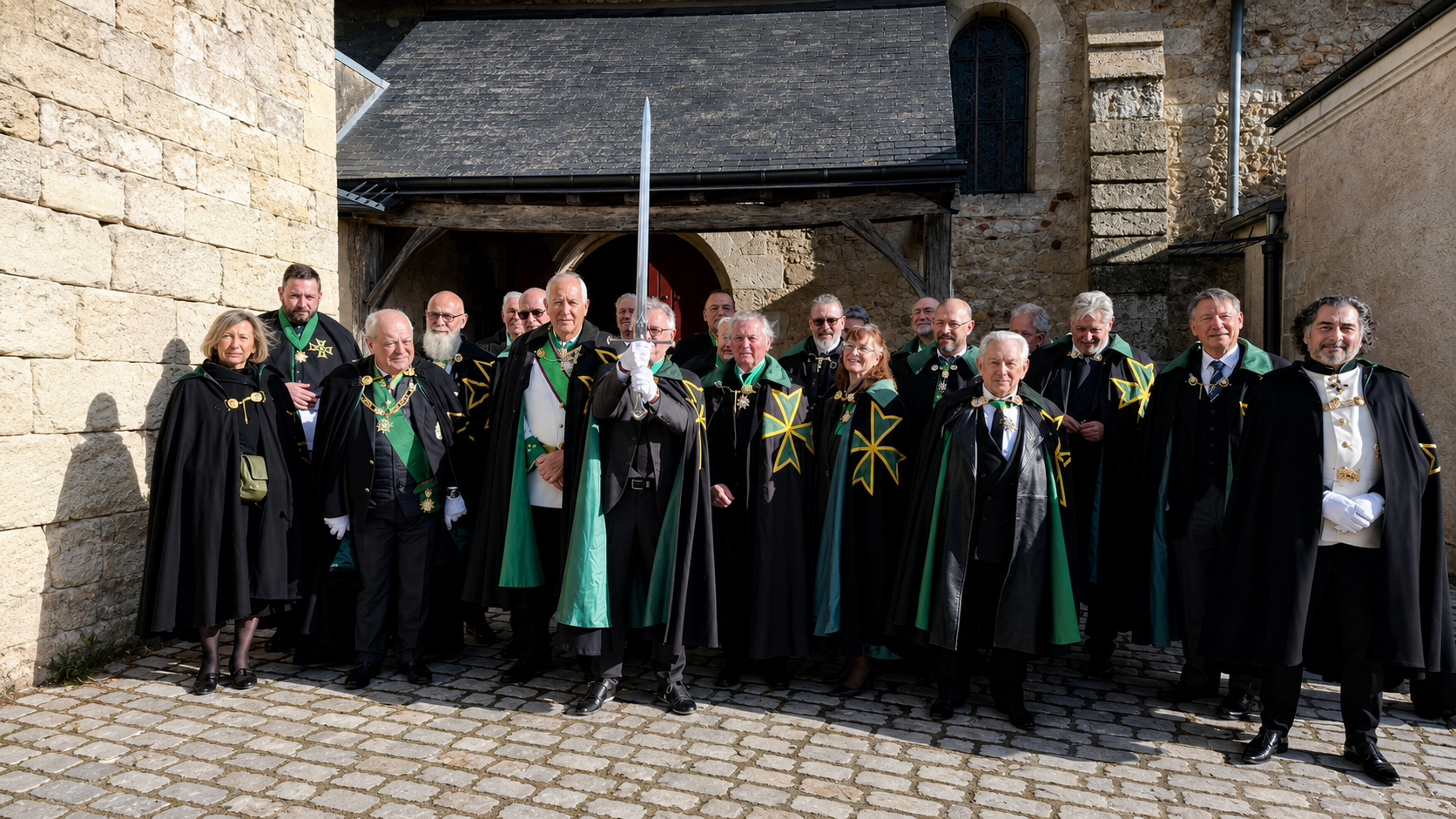membres du Prieuré provincial de Touraine de l'ordre de Saint-Lazare de Jérusalem