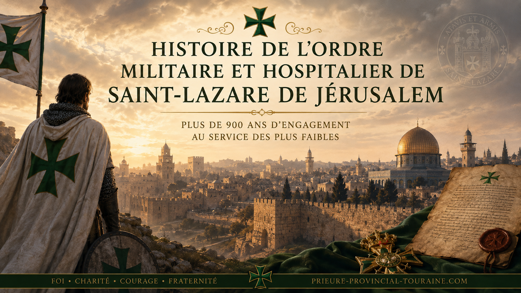 histoire de l'Ordre de Saint-Lazare de Jérusalem - Prieuré Provincial de Touraine