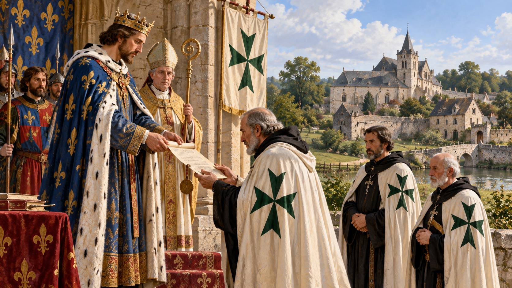 Louis VII remet le domaine de Boigny à l’Ordre de Saint-Lazare en 1154