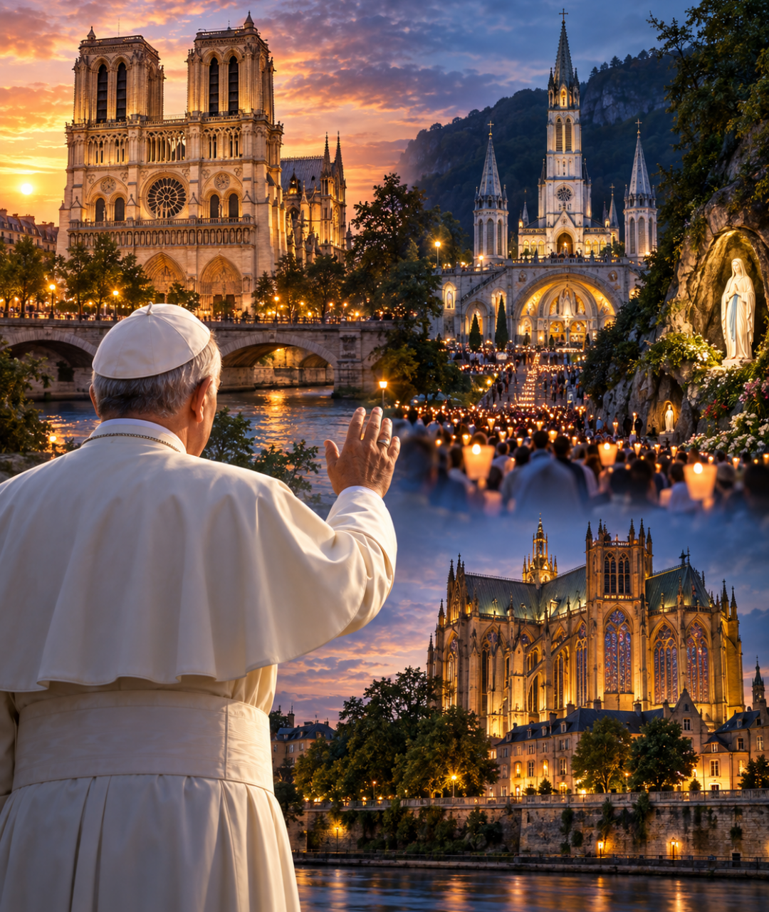 Le pape Léon XIV en France : de Paris à Lourdes et Metz, un voyage placé sous le signe du service et de l’espérance