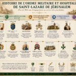 frise chronologique de l'histoire de Saint-Lazare de Jérusalem
